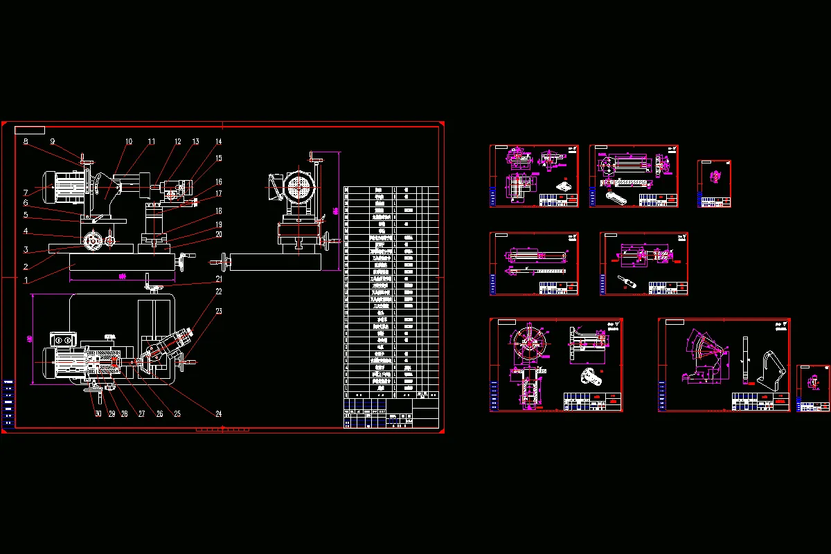 全部CAD图纸 9张