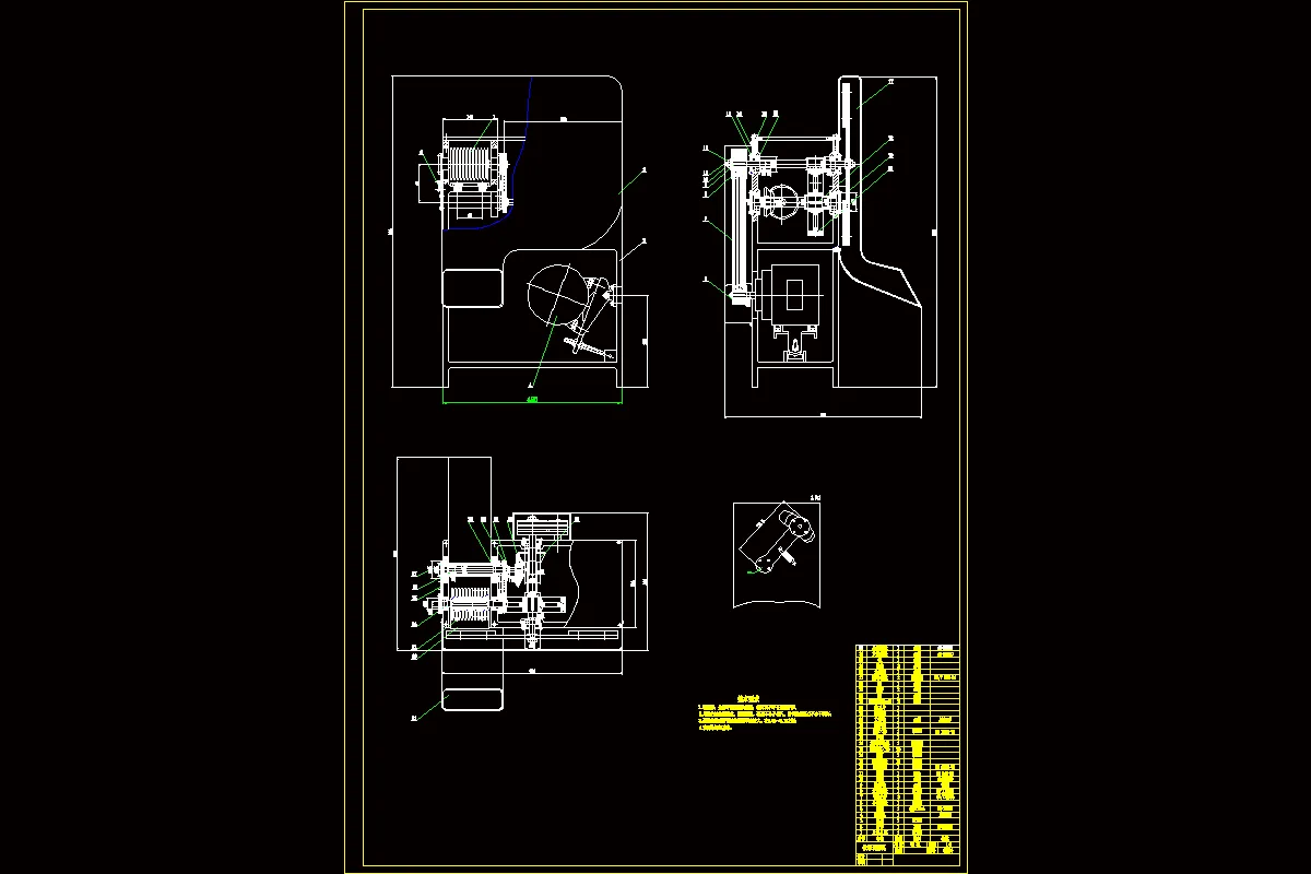JJ7466-家用小型牧草切碎机的设计