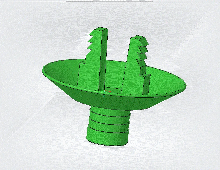 JJ5609-冰箱泡沫塑料包装固定销塑料注塑模具设计【含Proe三维图】