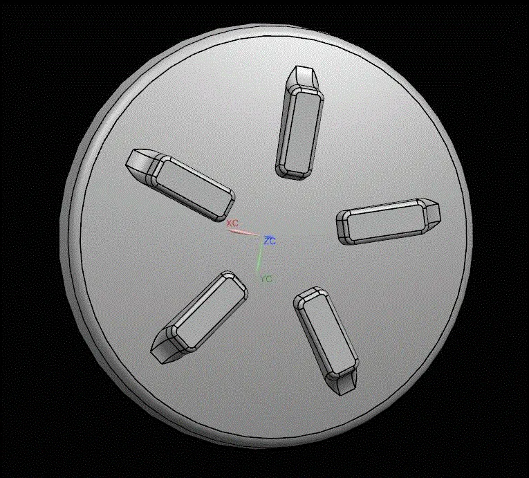 JJ5761-爪盘注塑模具设计【含模流分析及UG三维图】