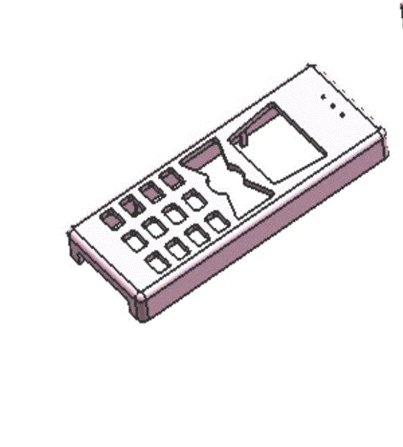 JJ5867-手机上盖塑料模具设计