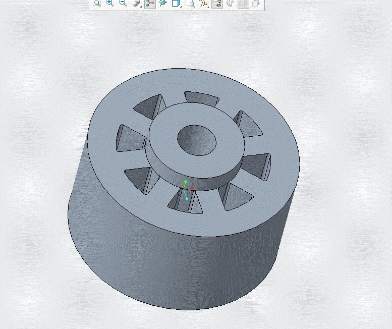 JJ5913-滚轮-槽轮注塑模具课程设计-外径27.5【含Proe三维图】