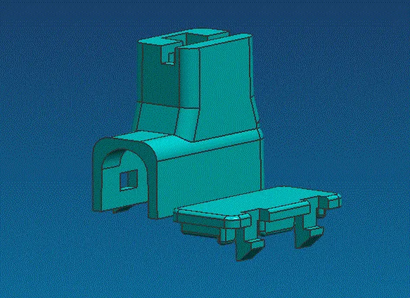 JJ6041-旗型插座外壳注塑成型模具设计【含UG三维图】