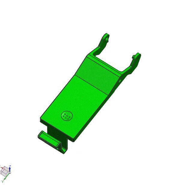 JJ6071-打印机墨盒支架注塑模具设计【含UG三维图】