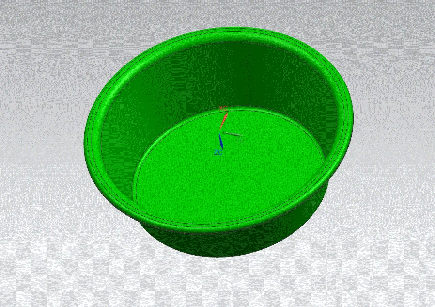 JJ6074-塑料盆注塑模具设计-水盆【含UG三维图】