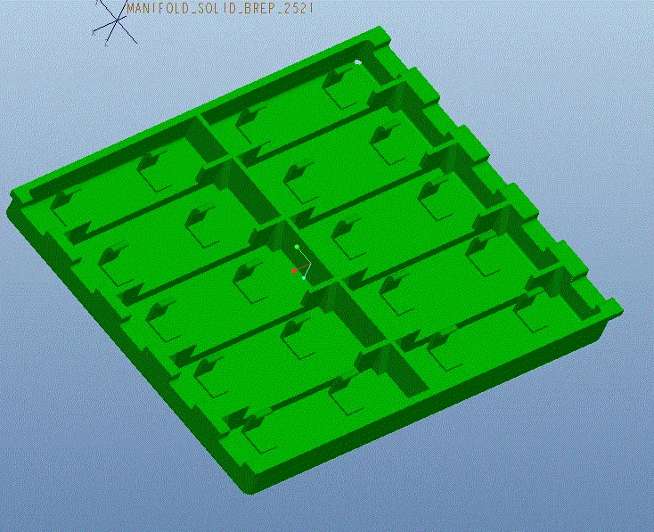 JJ6076-刮胡刀片盒子塑料注射模具设计【含Proe三维图】