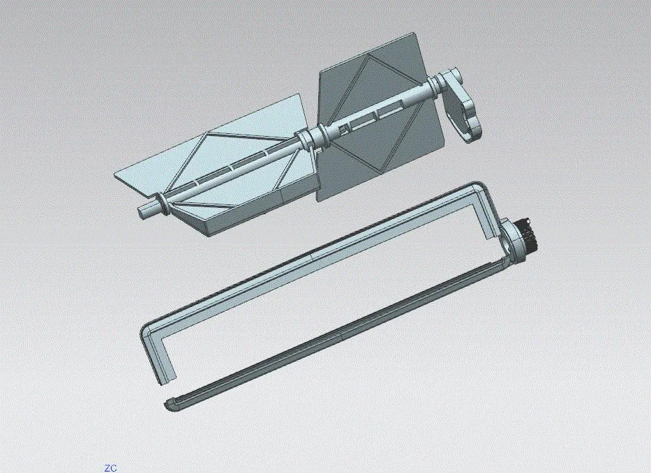 JJ6157-汽车空调送风机构及运动仿真【含UG三维图】