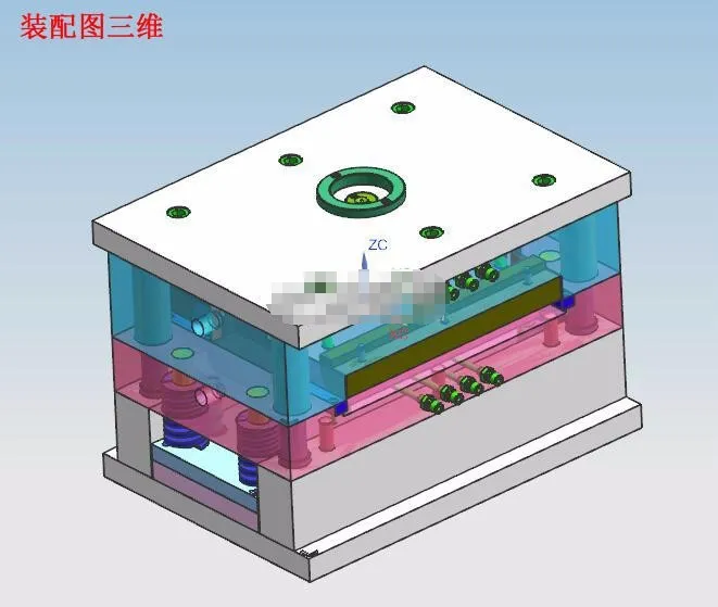 3D模具装配图