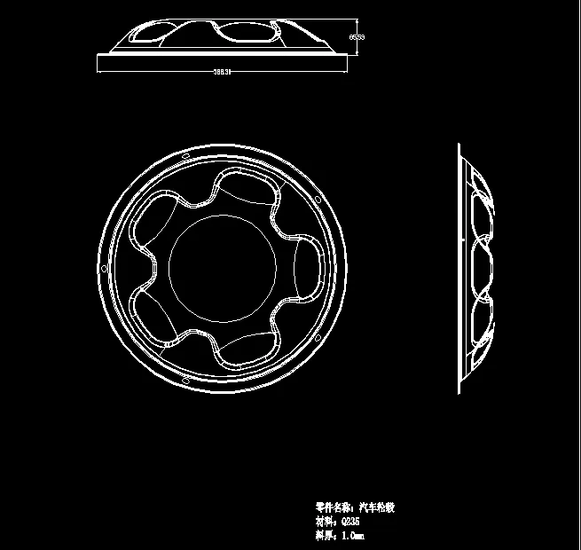 JJ6400-汽车轮毂模具设计-3套模具【含Proe三维图】