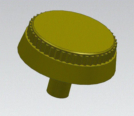 JJ6457-旋钮注塑模具设计-长40【含UG三维图】