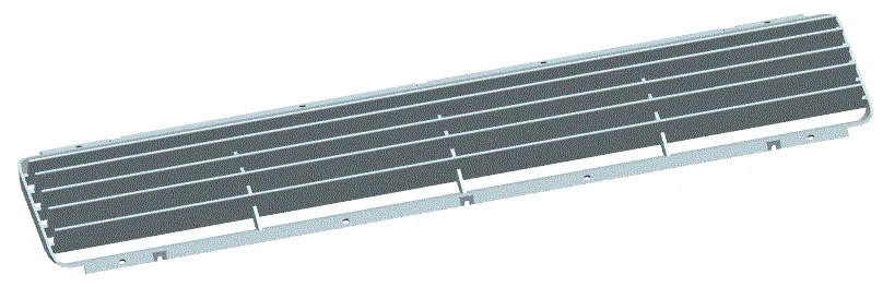JJ6675-空调吹风格栅注塑模具设计【含UG三维图】