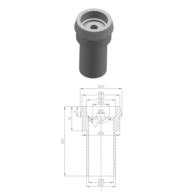 JJ6743-φ60X100衬筒注塑模具设计【含UG三维图】