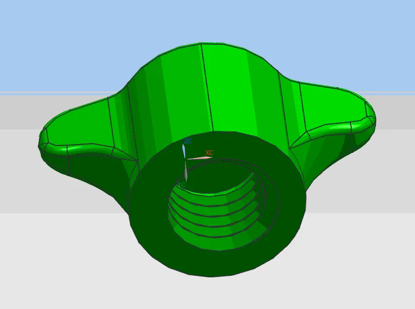 JJ6783-蝶形螺帽注射模设计-注塑模具【含UG三维图