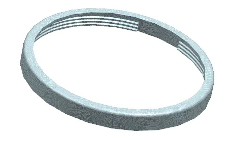 JJ6871-花洒配件注塑模具设计【含UG三维图】