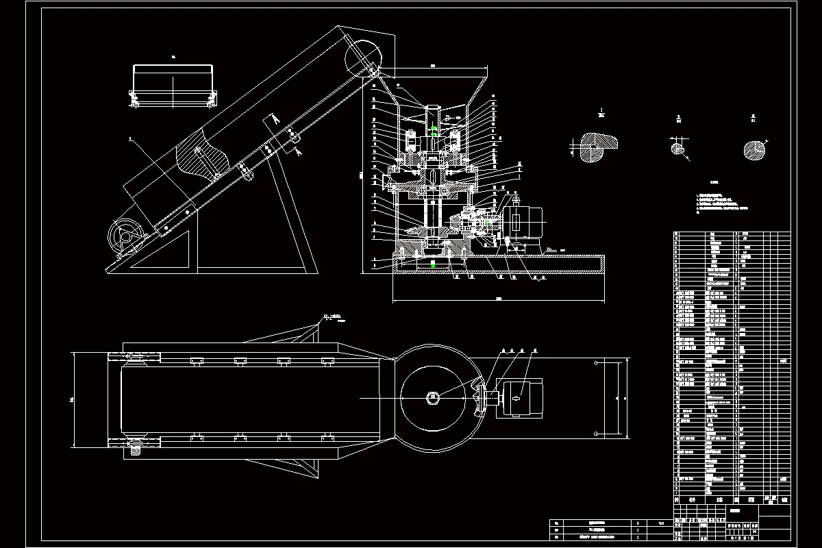 JJ6937-环模平置式秸秆固化成型机设计