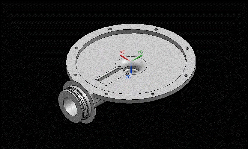 JJ5525-带控制口端盖压铸模具设计及运动仿真【含UG三维图】