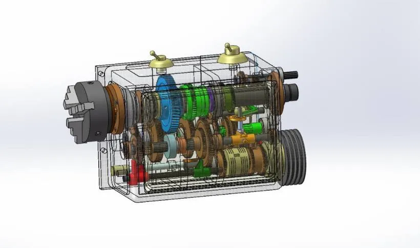 JJ7091-18级变速车床主轴箱设计【含SW三维图】