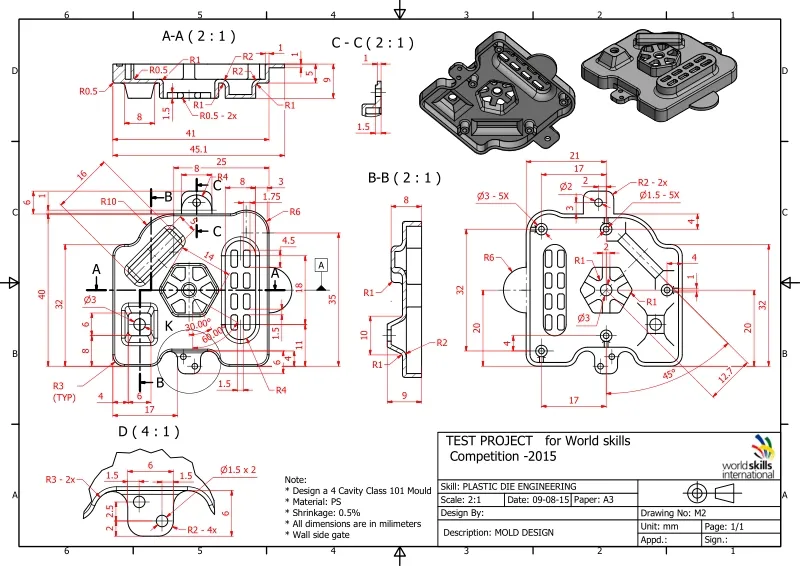 ZS240-端盖零件注塑模具设计【含UG三维图】