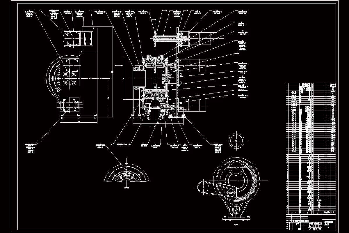 JJ7172-曲面印刷机叠杯转鼓机构设计