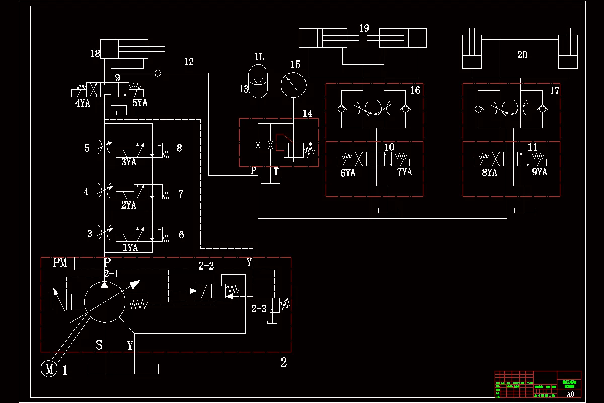 液压系统原理图