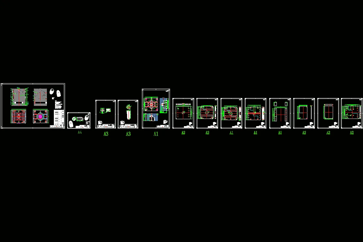 全部CAD图纸 13张