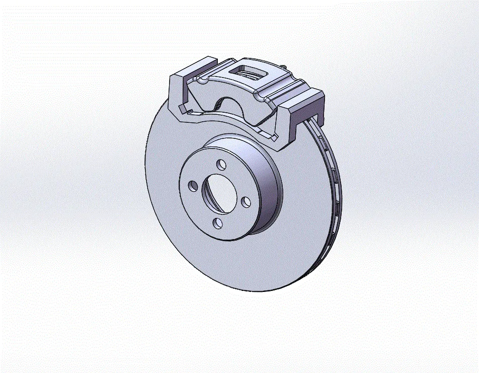 JJ7695-钳盘式制动器三维设计[含SW三维图]