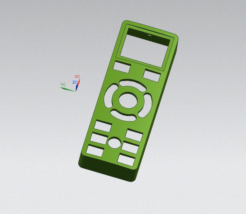 JJ7724-空调遥控器上壳注塑模具设计[含UG三维图]