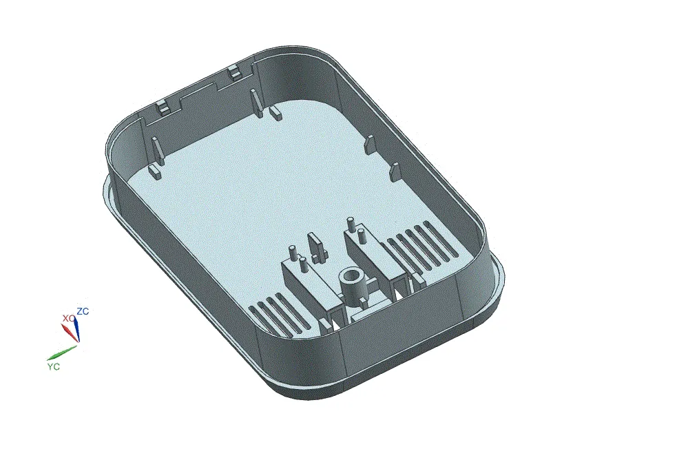 JJ7732-充电器下盖的塑料成型工艺与模具设计[含UG三维图]