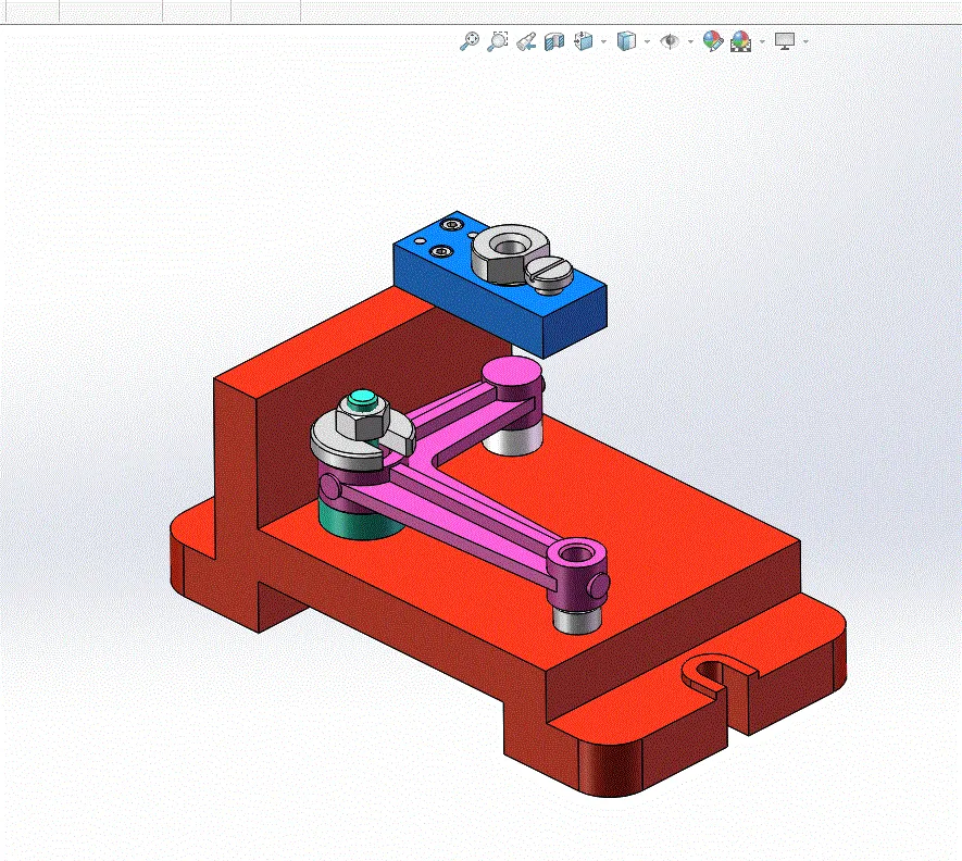 JJ8040-KCSJ-14曲柄加工工艺及钻φ10孔夹具设计[含SW三维图]