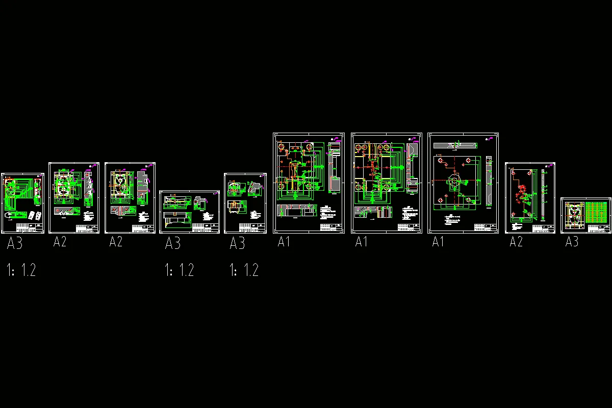 10张模具零件图