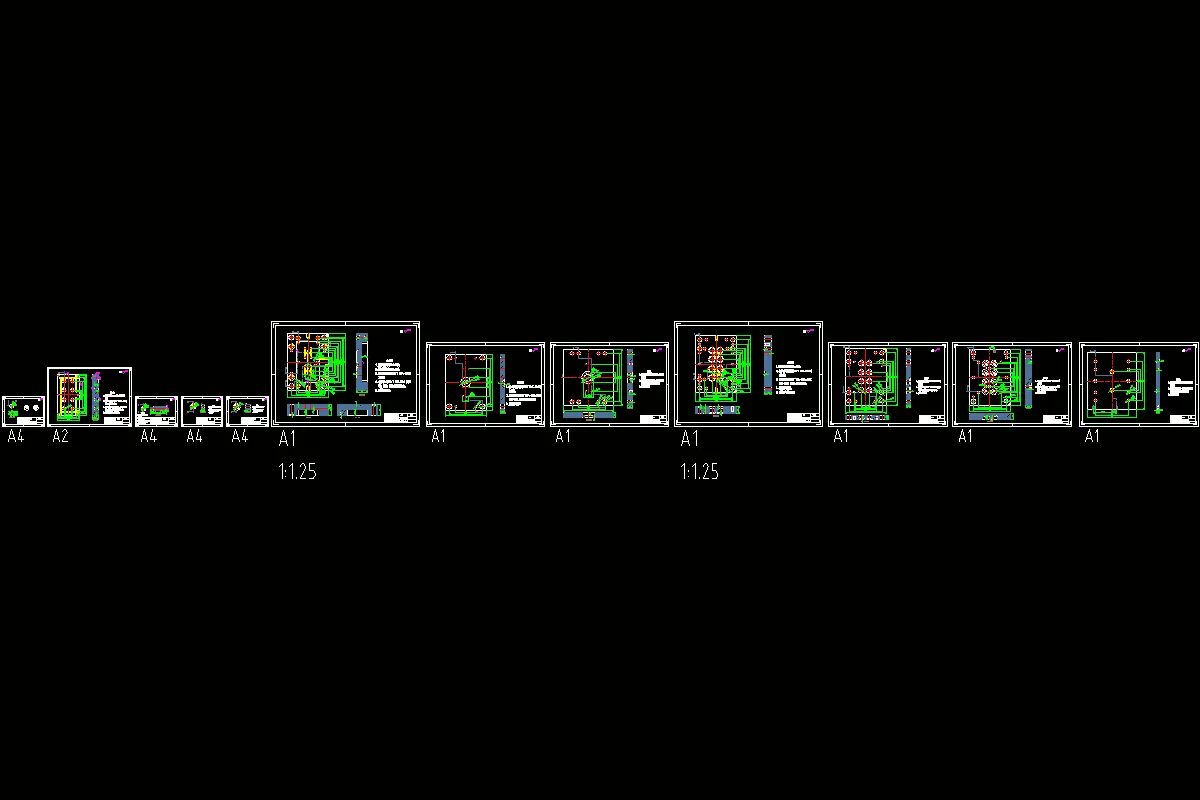 12张模具零件图