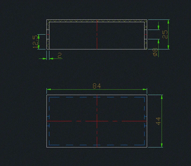 JJ8131-塑料方盖注塑模具设计-长84