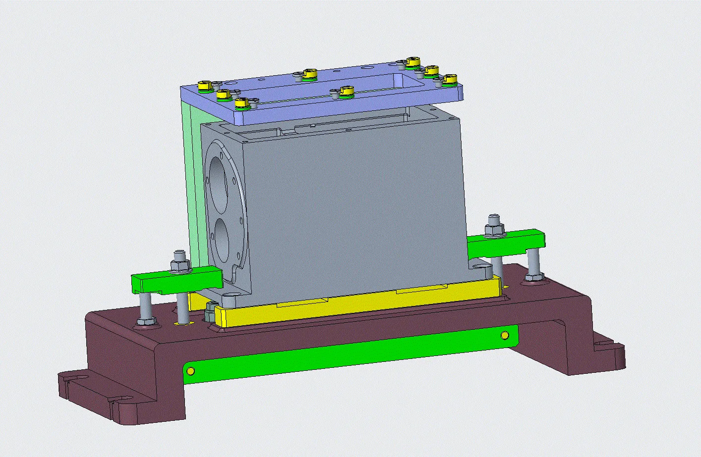 3D钻夹具装配图