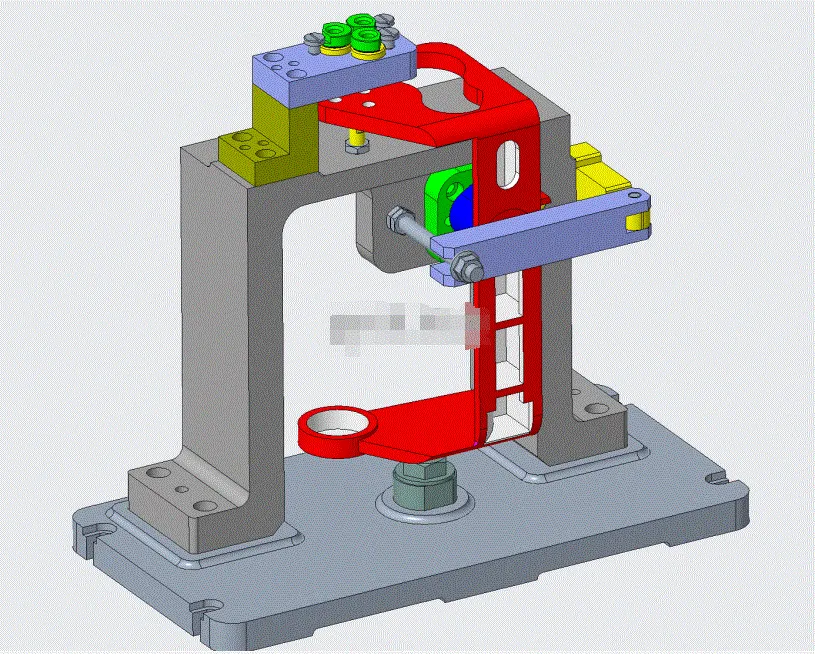 JJ8366-飞机机载雷达框架钻孔夹具设计[含Creo三维图]