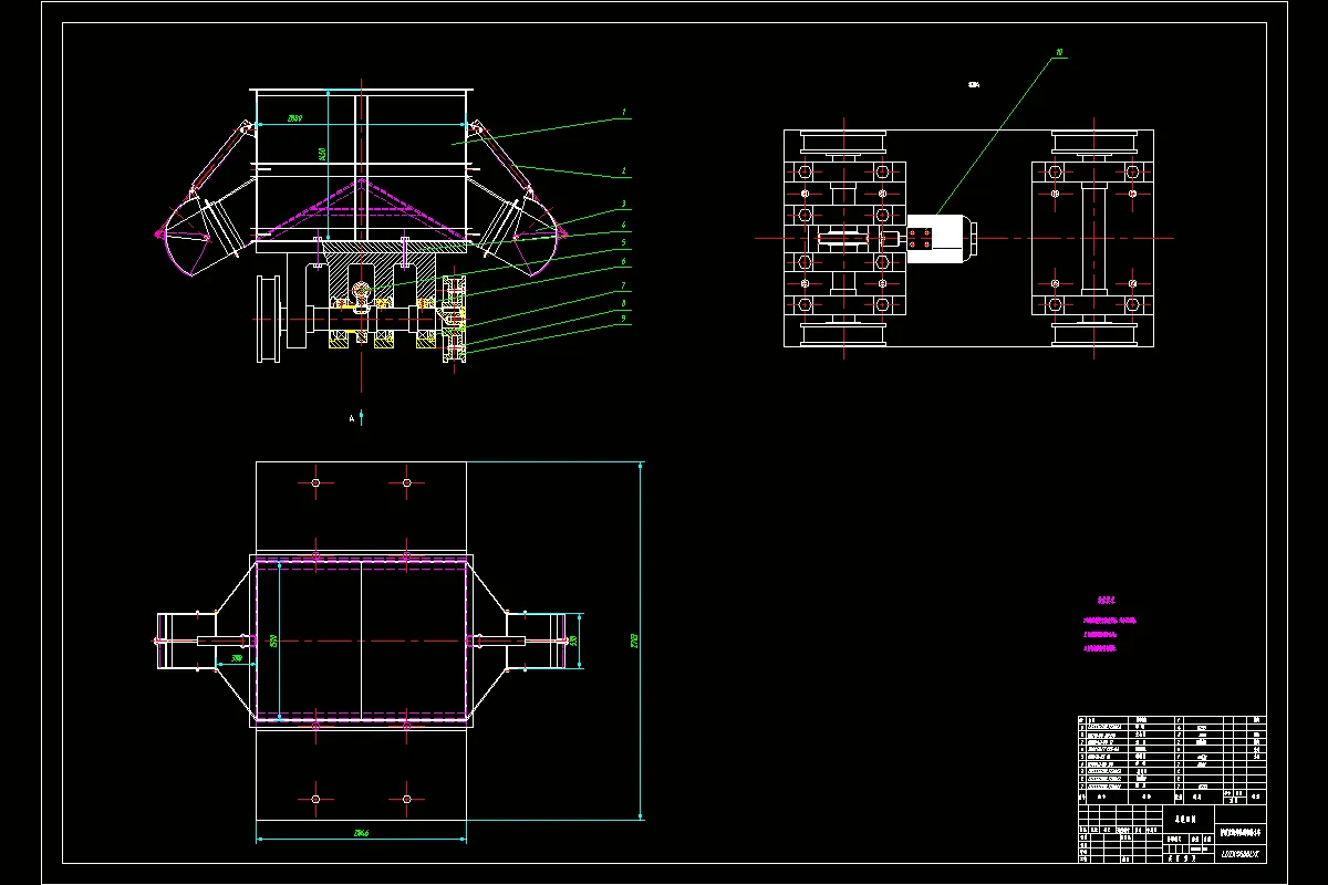 JJ7883-炉顶直线式轨道布料小车设计