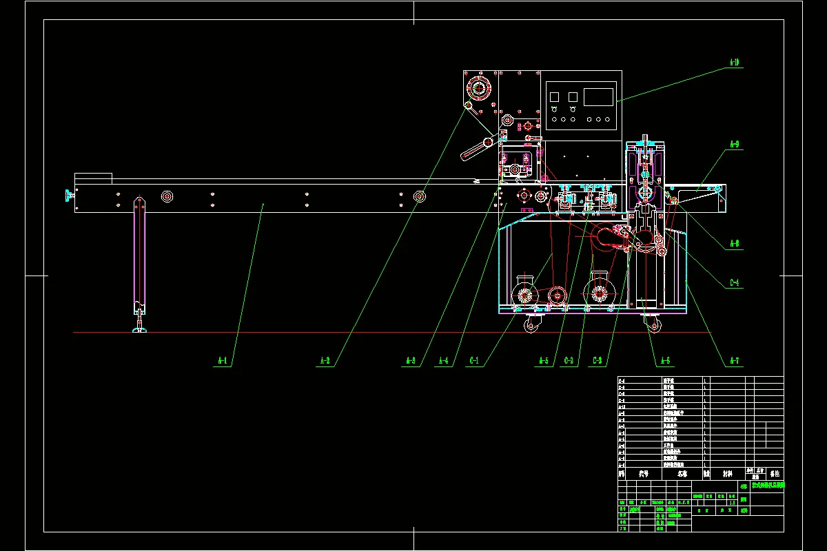 JJ8412-果蔬自动包装机的设计