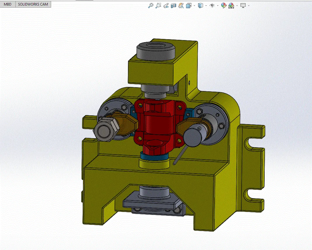 JJ8833-传动轴突缘叉工艺及钻2-φ39孔夹具设计[含SW三维图]