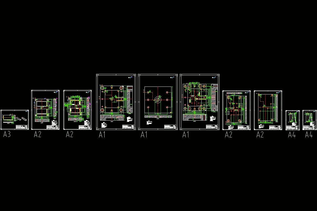 10张模具零件图