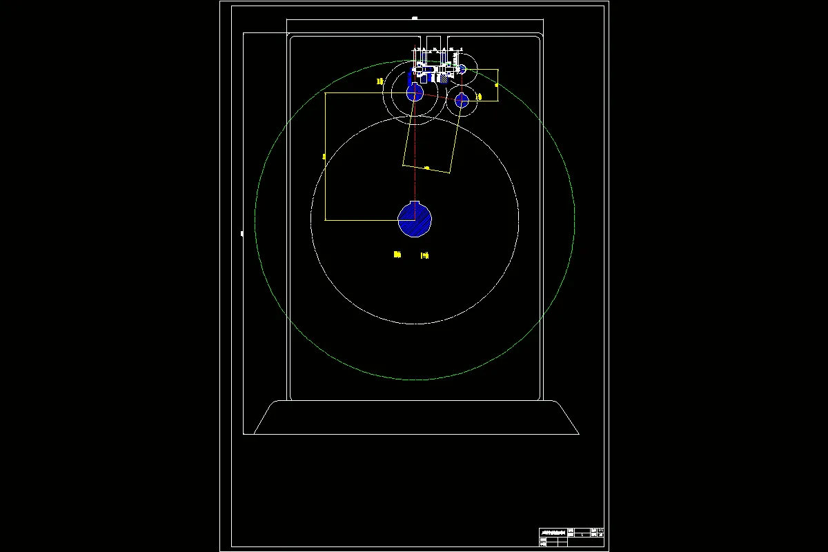 压饼机横截面图