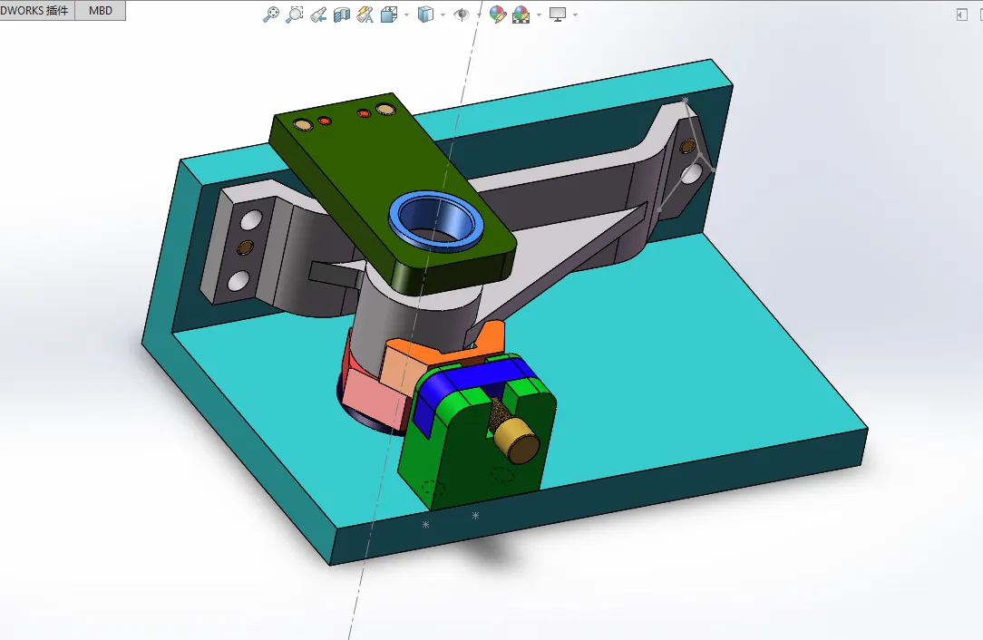 K1545-机油泵传动轴支架工艺及钻32H7孔夹具设计[含SW三维图]