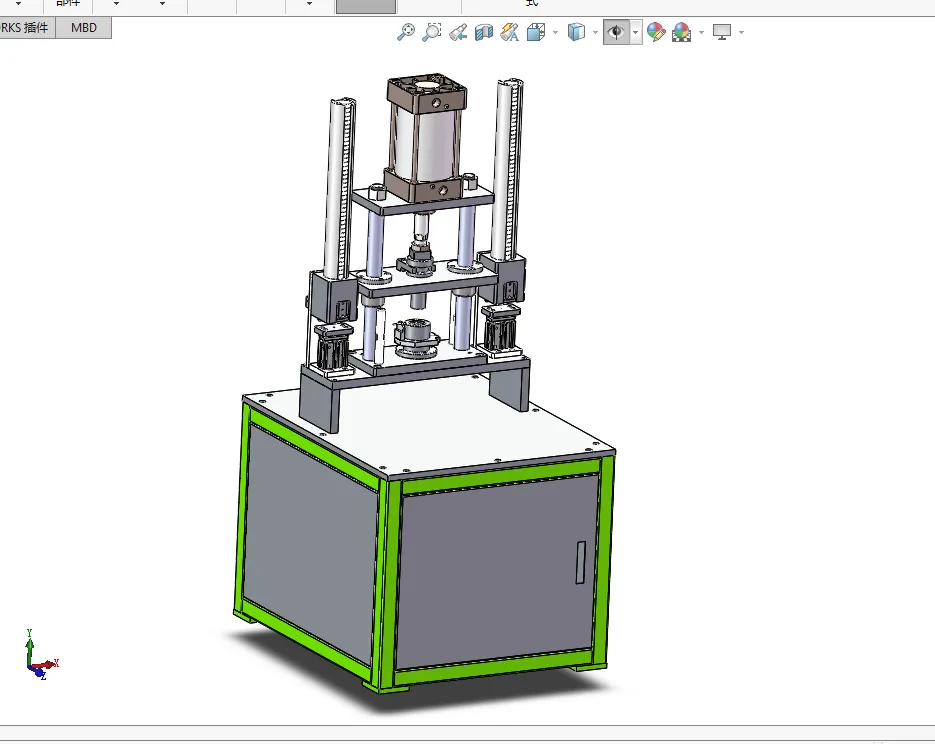 P678-香皂压花机的结构设计【含SW三维图】