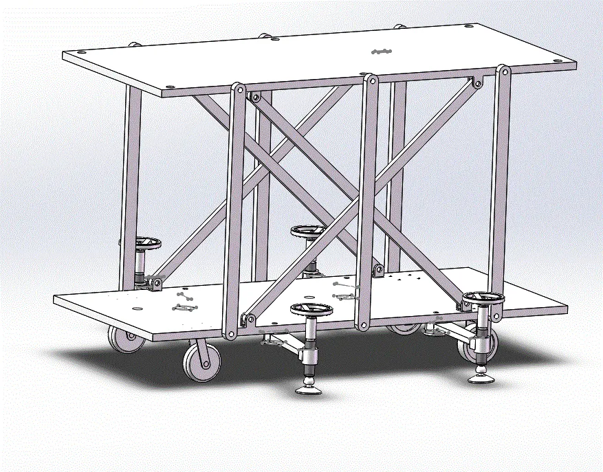 JJ9139-组装式储液塔内壁防腐涂料半自动喷涂机设计【含SW三维图】