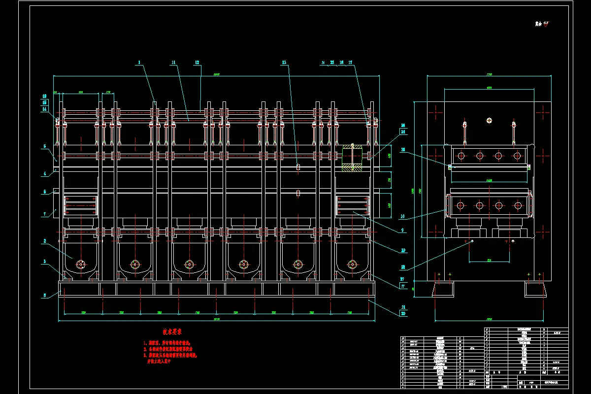 JJ9015-框式平板硫化机与液压系统设计