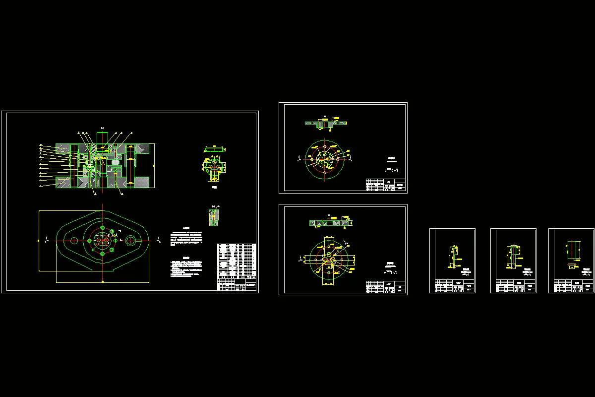 冲孔模具全部图纸-6张