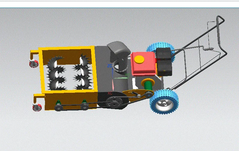 Z1503-小型路面除冰除雪装置设计【含UG三维图】