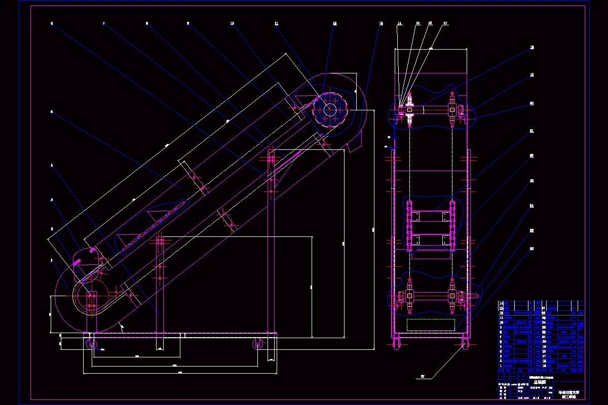 JJ9117-N500提升机设计（工作机架部分）
