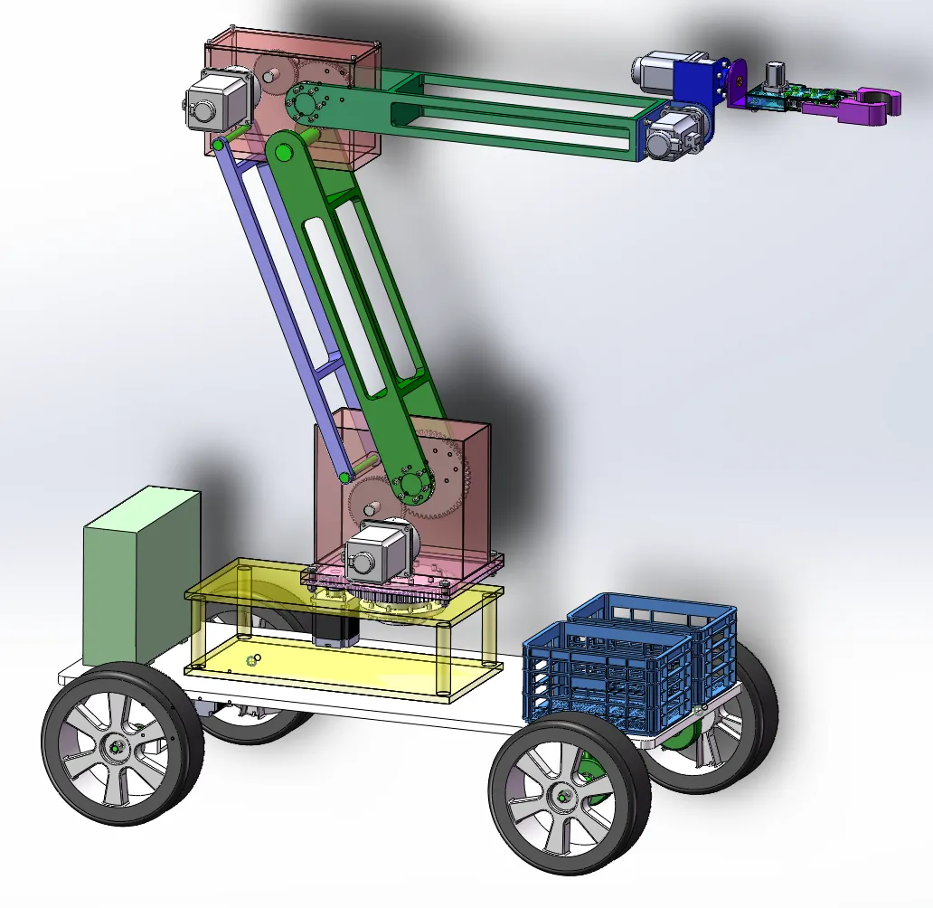 P833-苹果采摘机设计【含SW三维图】