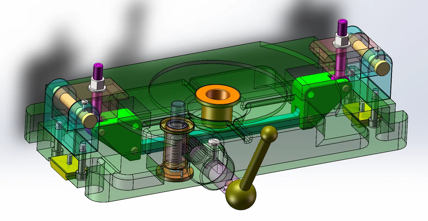 JJ9304-离合器齿轮五槽铣夹具设计【含SW三维图】