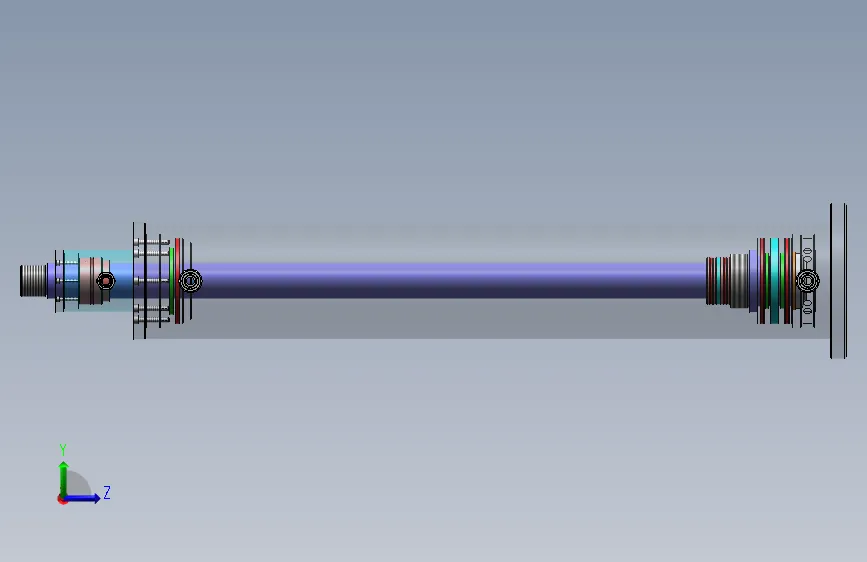 Z1045-船用多级升降柱设计【含SW三维图】