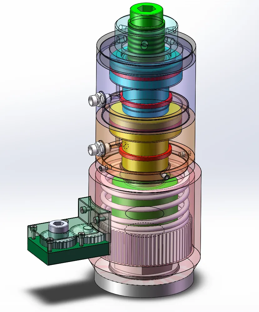 JJ9351-液压螺栓拉伸器设计【含SW三维图】